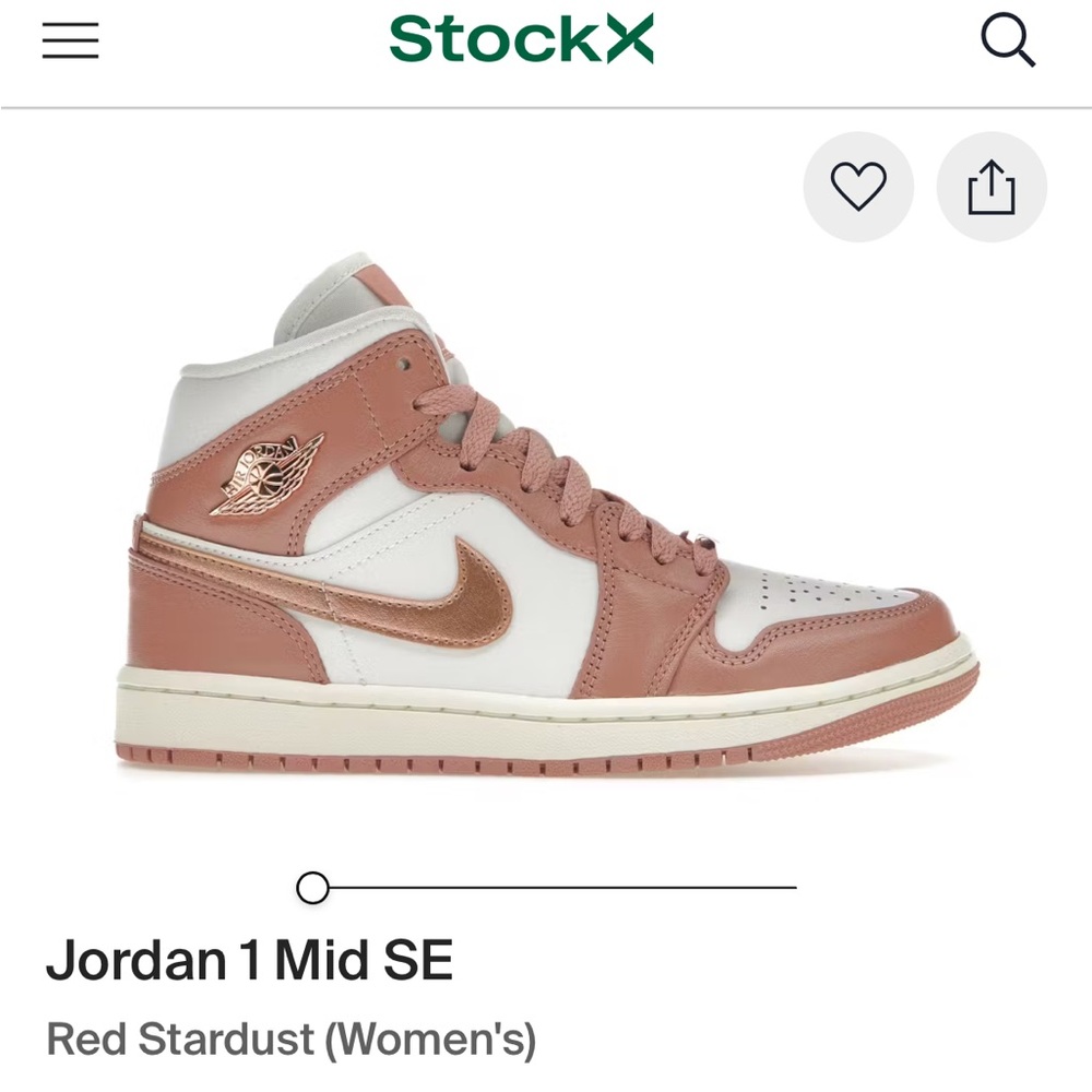 Jordan 1 Mid SE: Red Stardust